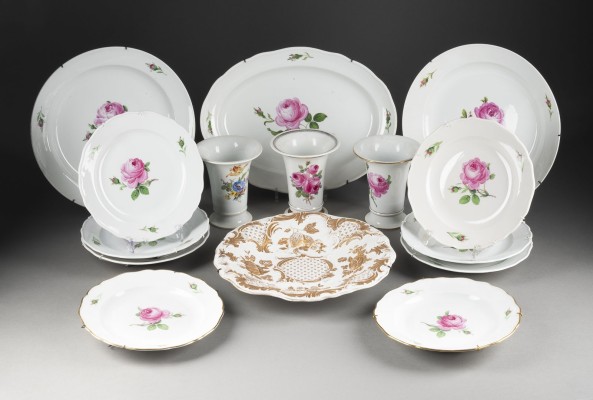 Bild 15-TEILIGES PORZELLAN-KONVOLUT 'MEISSEN'