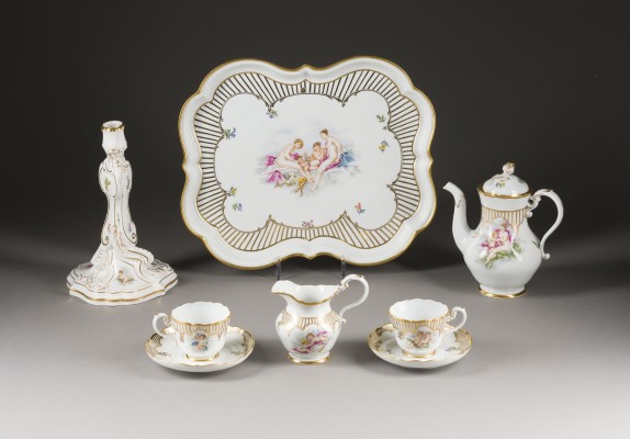 Bild KAFFEE-DEJEUNER-SERVICE MIT HIMMLISCHEN SZENEN