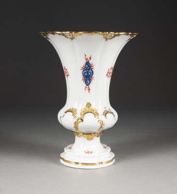 Picture KRATERVASE B-FORM 'BLAUER MING-DRACHE'