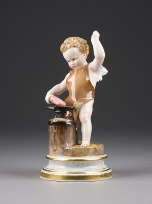 Bild AMOR ALS SCHMIED, EIN HERZ HÄMMERND