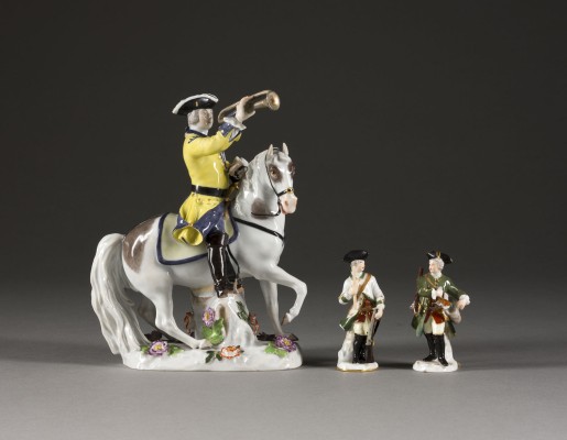 Bild RITTER UND ZWEI JÄGER-FIGUREN