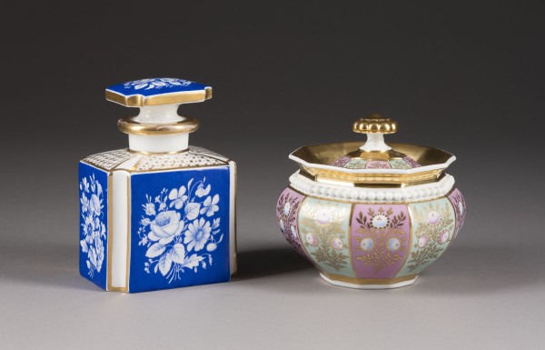 Bild BIEDERMEIER-TEEDOSE UND ZUCKERDOSE