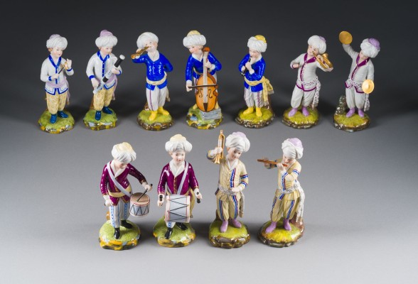 Bild SAMMLUNG VON ELF FIGUREN AUS DER 'TÜRKISCHEN KAPELLE'