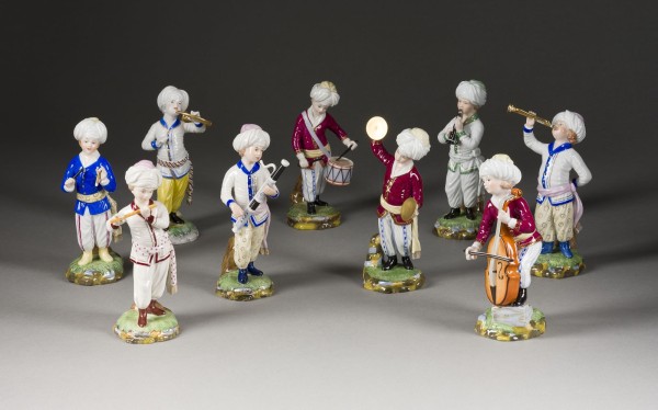 Picture SAMMLUNG VON NEUN FIGUREN AUS DER 'TÜRKISCHEN KAPELLE'