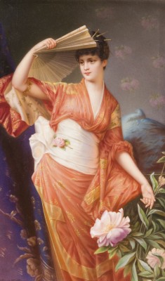 Picture PORZELLANBILDPLATTE 'YUM YUM'