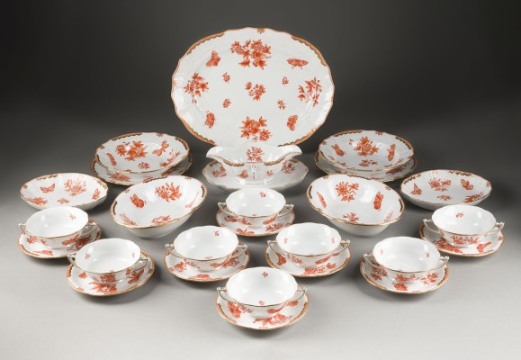 Bild 26-TEILIGES RESTSERVICE 'VICTORIA FORTUNA ORANGE'