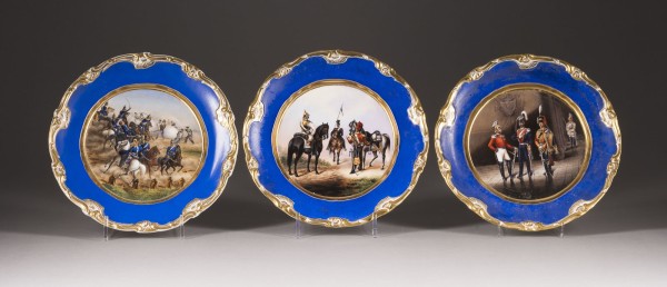 Bild DREI MILITÄR-KABINETTTELLER