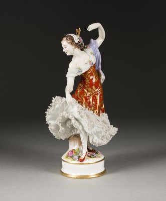 Picture FLAMENCO-TÄNZERIN IM RÜSCHENKLEID