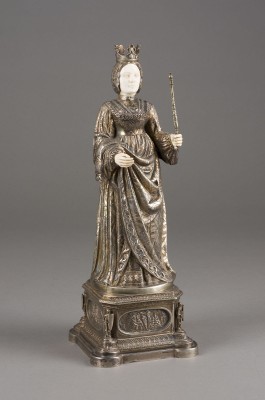 Auktion 155<br>SILBERFIGUR DER ELISABETH VON BURGUND