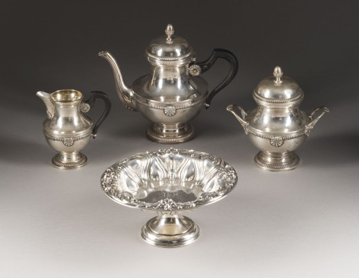 Bild VIER-TEILIGES KONVOLUT VON SILBEROBJEKTEN