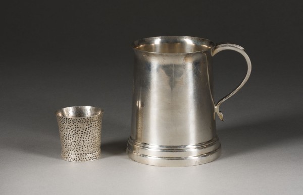 Auction 155<br>HUMPEN/POKAL MIT SIEGEL KAISER HAILE SELASSIE I UND KLEINER BECHER MIT TALERI KAISER MENELIK II