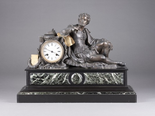 Auktion 155<br>MONUMENTALE FIGURENPENDULE