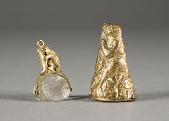 Picture PETSCHAFT MIT TIERDARSTELLUNG UND ETUI