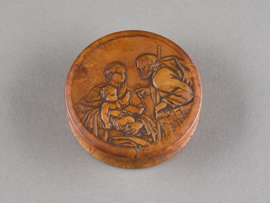 Auktion 155<br>SCHNUPFTABAKDOSE 'HEILIGE FAMILIE' *