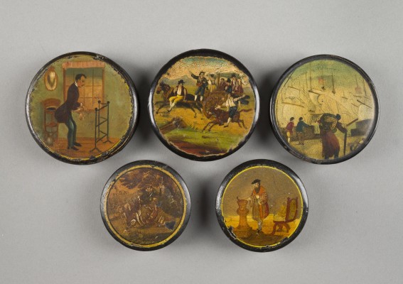 Bild SAMMLUNG AUS FÜNF SCHNUPFTABAKDOSEN