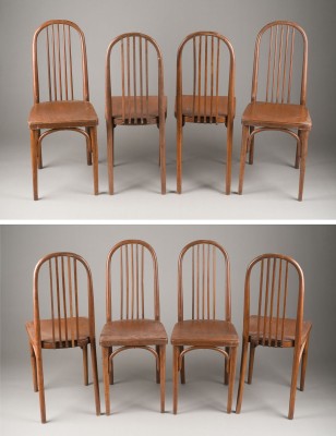 Auktion 155<br>ACHT STÜHLE AUS BUGHOLZ