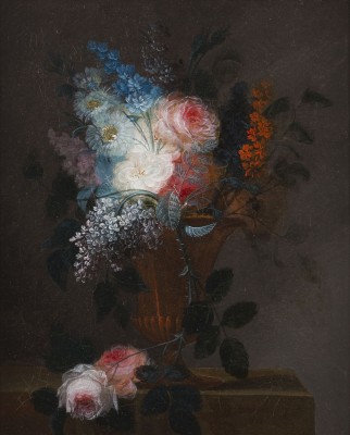 Auktion 155<br>STILLLEBEN MIT ROSEN UND FLIEDER, 1812