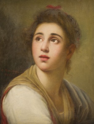 Auktion 155<br>PORTRÄT DER TOCHTER VON ANTON RAPHAEL MENGS