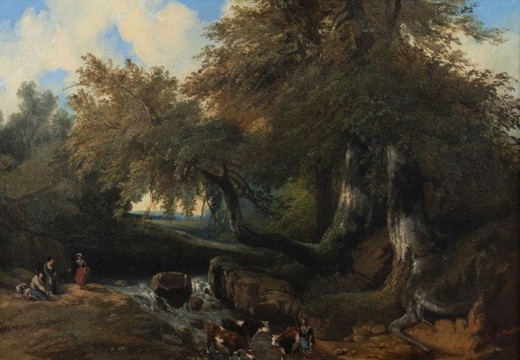 Auktion 155<br>RAST AM BERGBACH