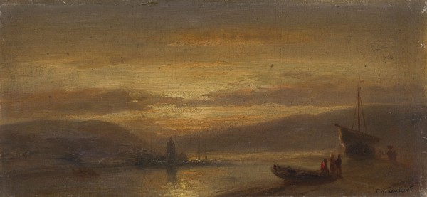 Bild ABENDSTIMMUNG AM SEE