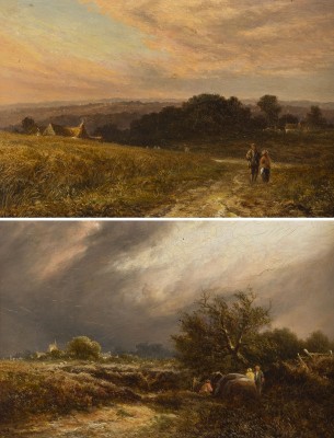 Auktion 155<br>ZWEI LANDSCHAFTEN