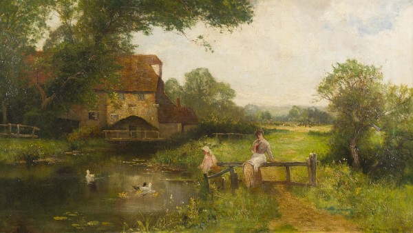 Auktion 155<br>LÄNDLICHE IDYLLE, 1900