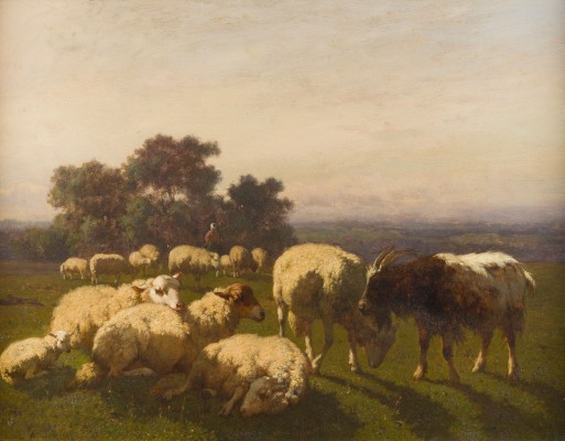 Auktion 155<br>LANDSCHAFT MIT SCHAFHERDE