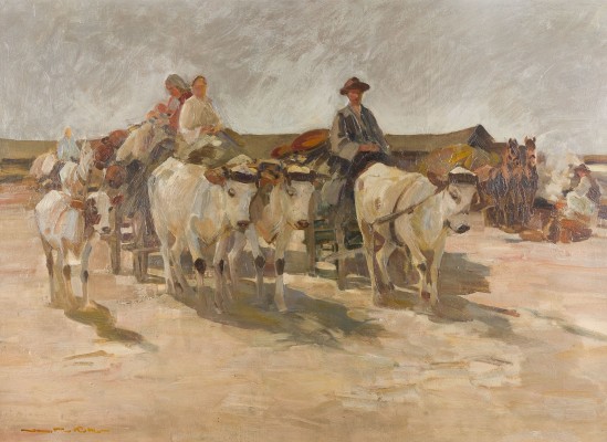 Auction 155<br>OCHSENGESPANN AUF DEM HEIMWEG