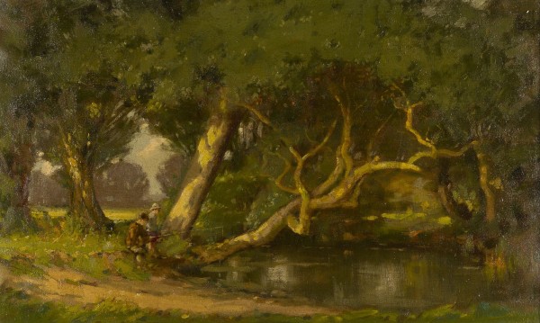 Auction 155<br>FISCHER AM UFER AN EINEM SOMMERTAG