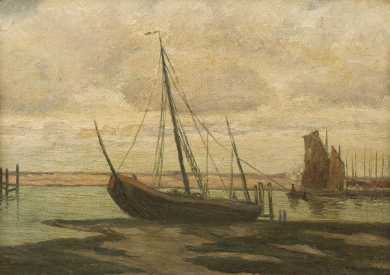 Auction 155<br>SEGELBOOTE AUF DEM FLUSS