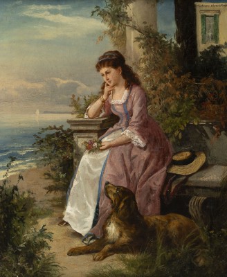 Auktion 155<br>DAME MIT HUND