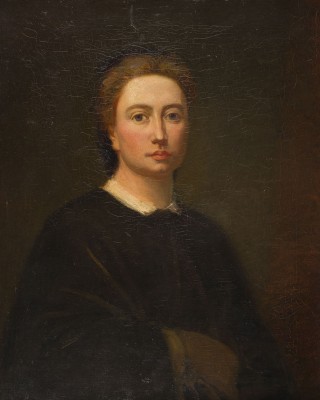 Auktion 155<br>BILDNIS EINER DAME, um 1863