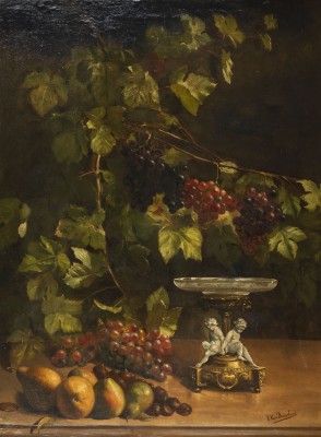 Auktion 155<br>STILLLEBEN MIT WEINTRAUBEN