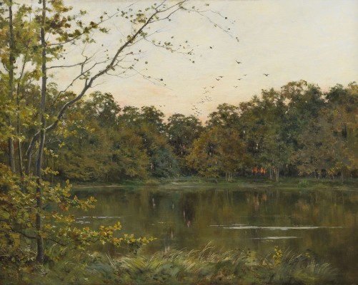 Auction 155<br>HERBSTLICHE STIMMUNG, WALD VON FONTAINEBLEAU