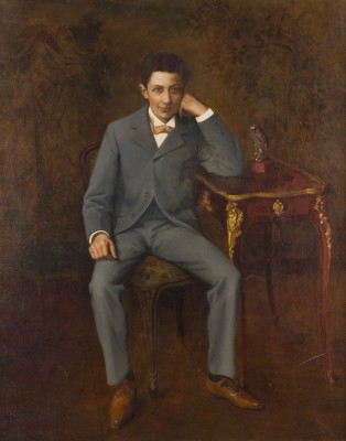 Auktion 155<br>PORTRÄT EINES DANDYS, um 1900