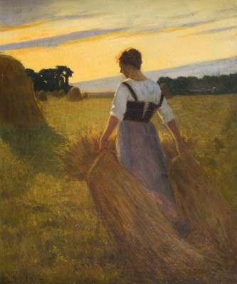 Auktion 155<br>BÄUERIN MIT GARBEN