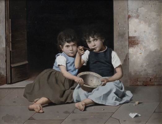 Auktion 155<br>DIE GEMEINSAME MAHLZEIT, 1893