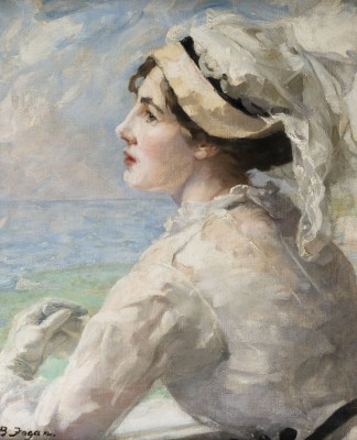 Auktion 155<br>DAME AM MEER