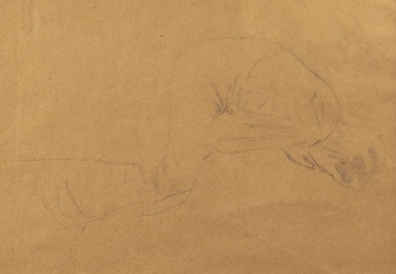 Auction 155<br>SINNENDER. Auf der Ruckseite: Skizze einer weiblichen Figur