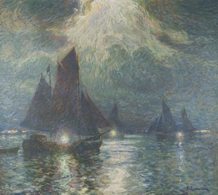 Auktion 155<br>MONDNACHT IM HAFEN