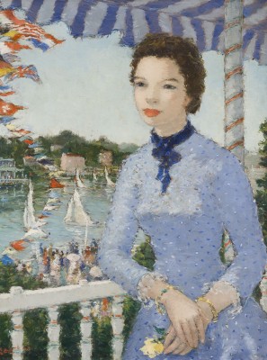 Auction 155<br>DIE JUNGE DAME BEI DER REGATTA, 1934