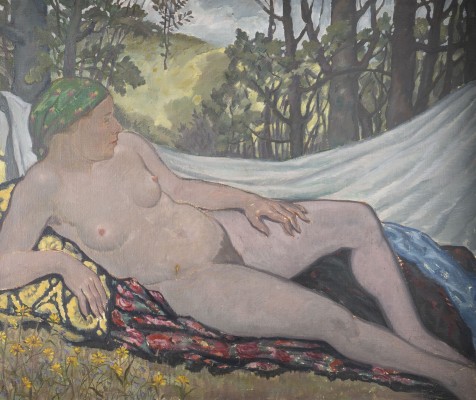 Picture LIEGENDER WEIBLICHER AKT, 1911