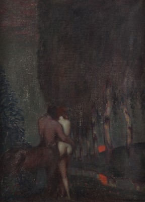 Auction 155<br>KENTAUR MIT NYMPHE BEI SONNENUNTERGANG