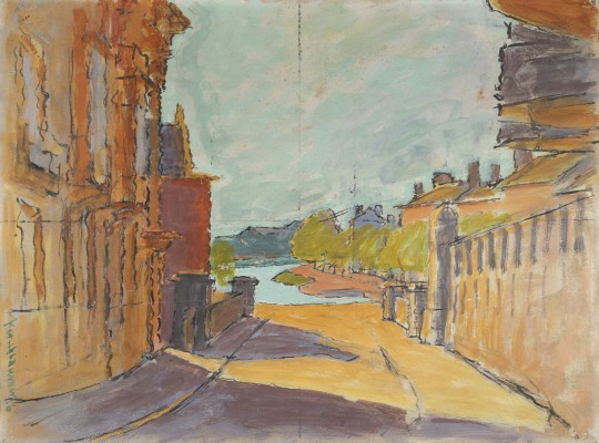 Bild Gasse in Gent (1916)