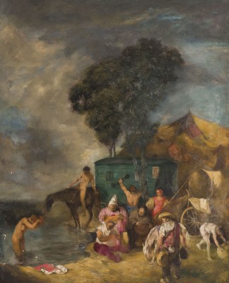 Auktion 155<br>ZIRKUSLEUTE, um 1920