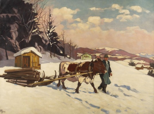 Auktion 155<br>HOLZTRANSPORT IM WINTER