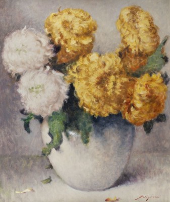 Auktion 155<br>CHRYSANTHEMEN IN DER VASE
