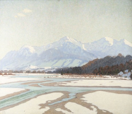 Bild WINTERLANDSCHAFT, ISAR BEI TÖLZ