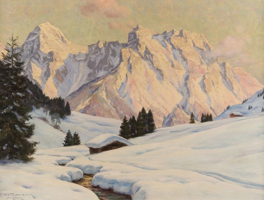 Auktion 155<br>WINTERABEND BEI KLAIS