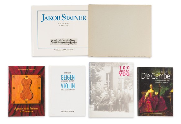 Bild KONVOLUT VON FÜNF BÜCHERN ZUR STREICHINSTRUMENTENKUNDE